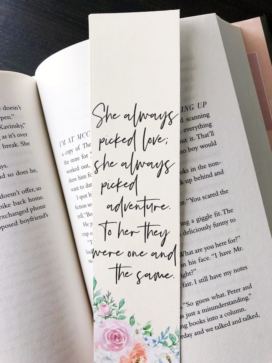 free printable bookmarks featuring quotes from to all the