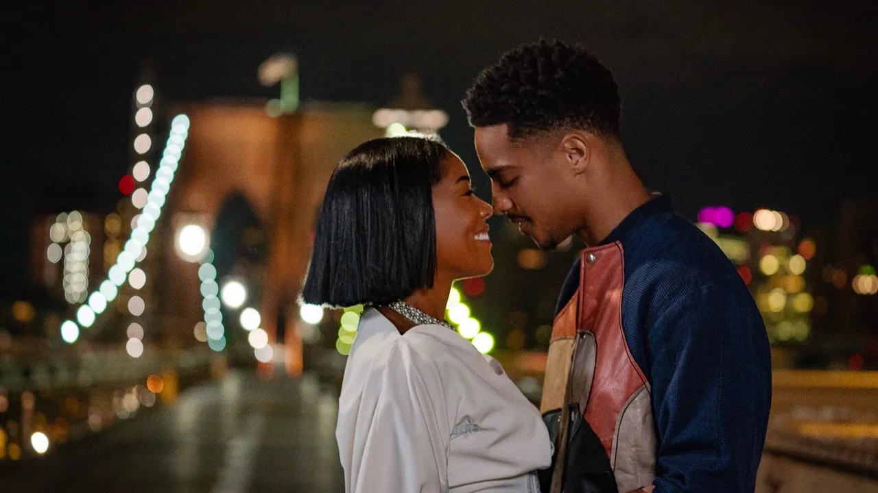 Gabrielle Union and Keith Powers in "The Perfect Find"